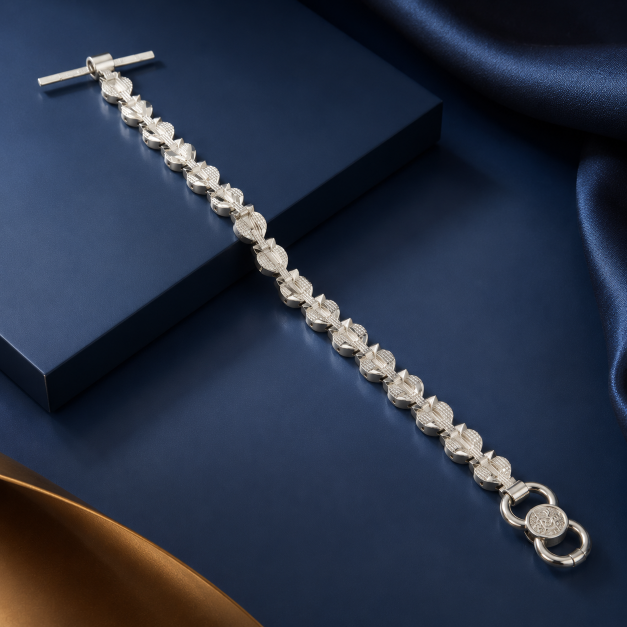 Men's Heritage Link Silver Bracelet
