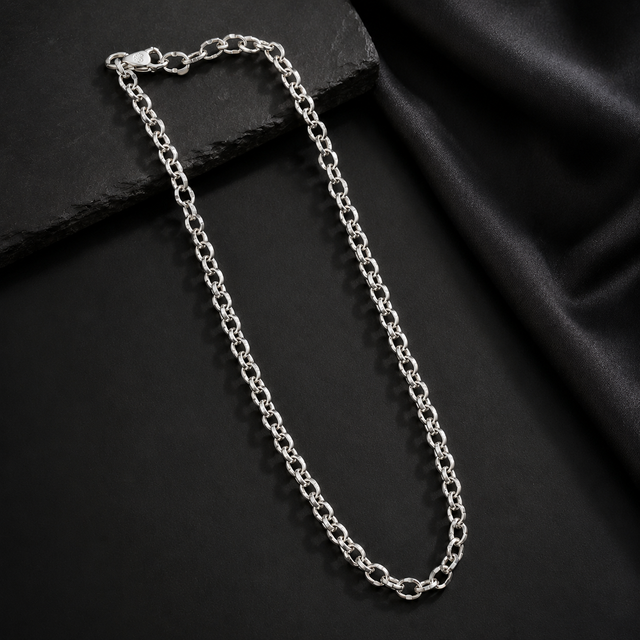 Men's Classic Silver Link Chain