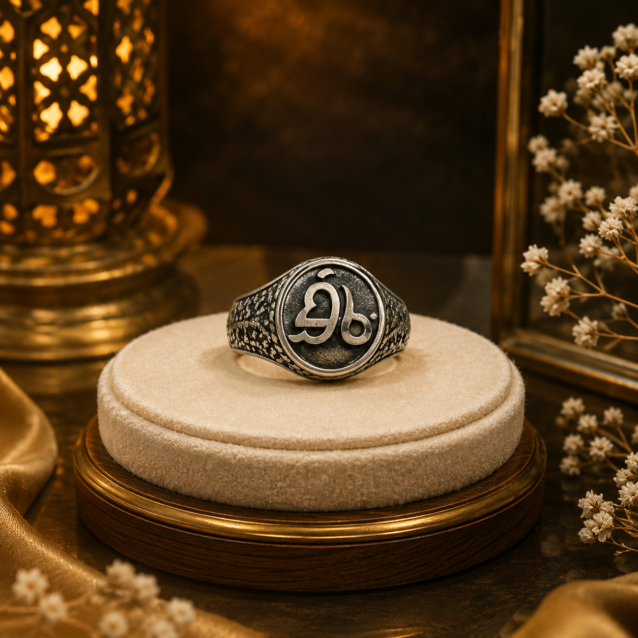 Ik Onkar Spiritual Men's Silver Ring